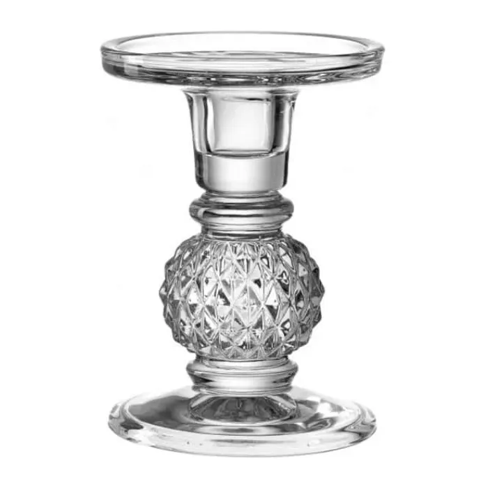 Leonardo Poesia Lysestage H 12,8 cm - Glas - Klar