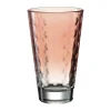 Leonardo Vandglas - 6 stk. 30 cl - Glas - Klar/koral