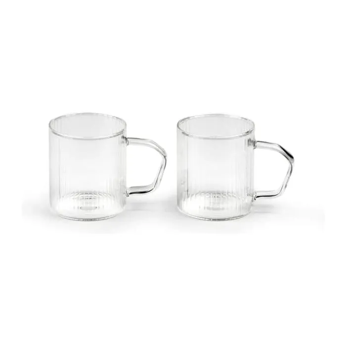 Leopold Vienna Arusha Kaffeglas - 2 stk. 200 ml - Glas - Klar