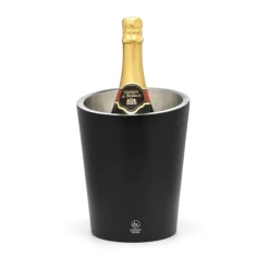 Leopold Vienna Champagnekøler Ø 17 x H 22 cm - Rustfrit stål - Sort