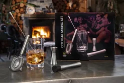 Leopold Vienna Cocktailsæt - 5 dele Rustfrit stål - Sølvfarvet