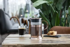 Leopold Vienna Stempelkande 800 ml - Stål - Kobberfarvet