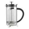 Leopold Vienna Stempelkande 1 liter - Borosilikatglas/rustfrit stål - Sølvfarvet