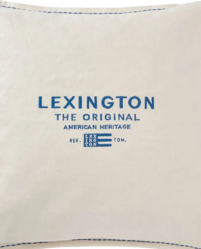 Lexington A Coastal Escape Pudebetræk B 50 x L 50 cm - Bomuldsblanding - Hvid/blå