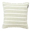 Lexington A Parkside Collection Pudebetræk L 50 x B 50 cm - Bomuld/hør - Hvid/grøn