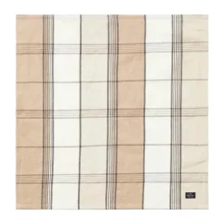 Lexington A Parkside Collection Serviet B 50 x L 50 cm - Bomuld - Beige/hvid