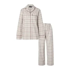 Lexington Holiday Collection 2025 Pyjamassæt - 2 dele Str. XS - Økologisk Bomuld - Grå