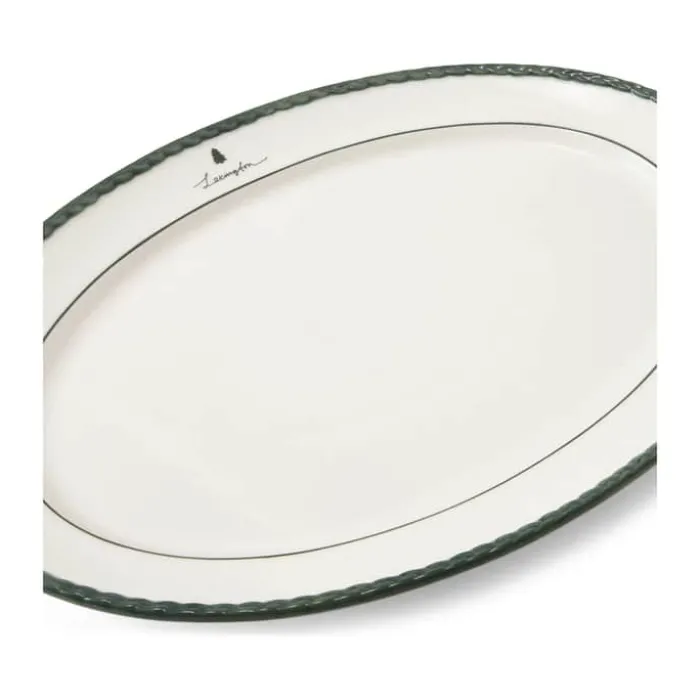 Lexington Holiday Collection 2025 Serveringsfad B 29 x L 42 cm - Stentøj - Hvid