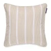 Lexington Icons Classic Pudebetræk H 50 x B 50 cm - Bomuld - Beige/White