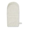 Lexington Icons Cotton Herringbone Ovnhandske One Size - Bomuld - Beige/White