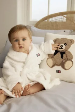 Lexington Icons Kids Morgenkåbe 6/8 år - Bomuld/polyester - White
