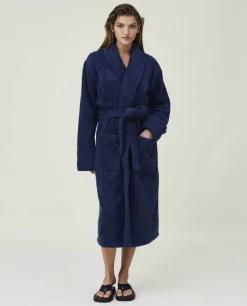 Lexington Icons Original Badekåbe M - Bomuld - True navy
