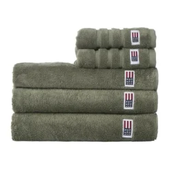 Lexington Icons Original Håndklæde B 50 x L 100 cm - Bomuld - Dusty Olive