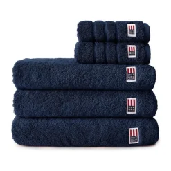 Lexington Icons Originals Vaskeklud B 30 x L 30 cm - Bomuld - Navy