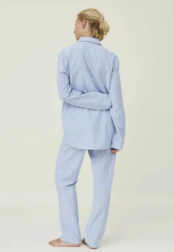 Lexington Icons Pyjamassæt Organic L - Bomuld - Blue/White
