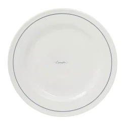 Lexington Middagstallerken - 4 stk. Ø 27,5 cm - Porcelæn - White/Dark Blue