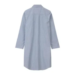 Lexington Pyjamasskjorte Organic Dame XS - Bomuld - Blue/White