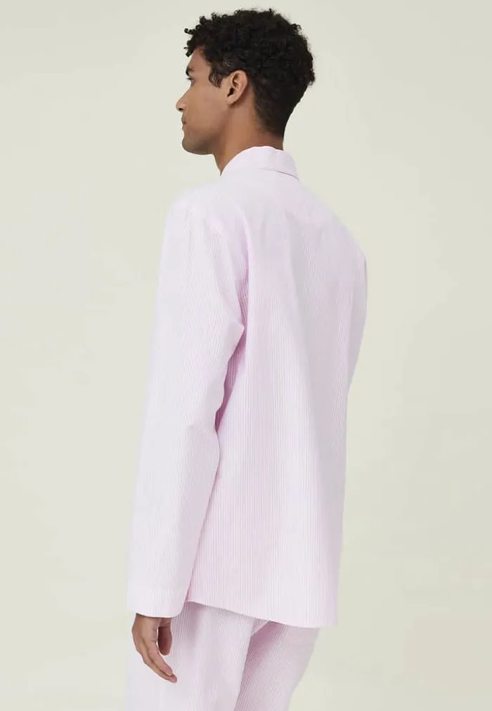 Lexington Pyjamassæt Organic XL - Bomuld - Pink/White