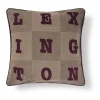 Lexington Pyntepudebetræk B 50 x L 50 cm - Økologisk bomuld - Beige/brun
