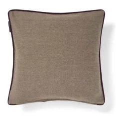 Lexington Pyntepudebetræk B 50 x L 50 cm - Økologisk bomuld - Beige/brun
