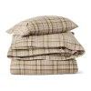 Lexington Sengetøj B 140 x L 220 cm - Bomuldsflonel - Fudge/beige