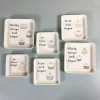Liebe Serveringsfad B 14,5 x L 14,5 cm - Porcelæn - Hvid