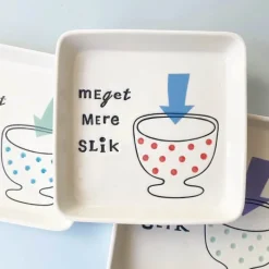 Liebe Serveringsfad B 17 x L 17 cm - Porcelæn - Hvid