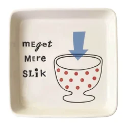 Liebe Serveringsfad B 17 x L 17 cm - Porcelæn - Hvid