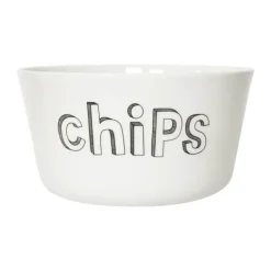 Liebe Skål - Chips Ø 19 cm - Porcelæn - Hvid