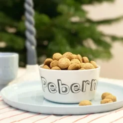Liebe Skål - Pebernødder Ø 11 cm - Porcelæn - Hvid