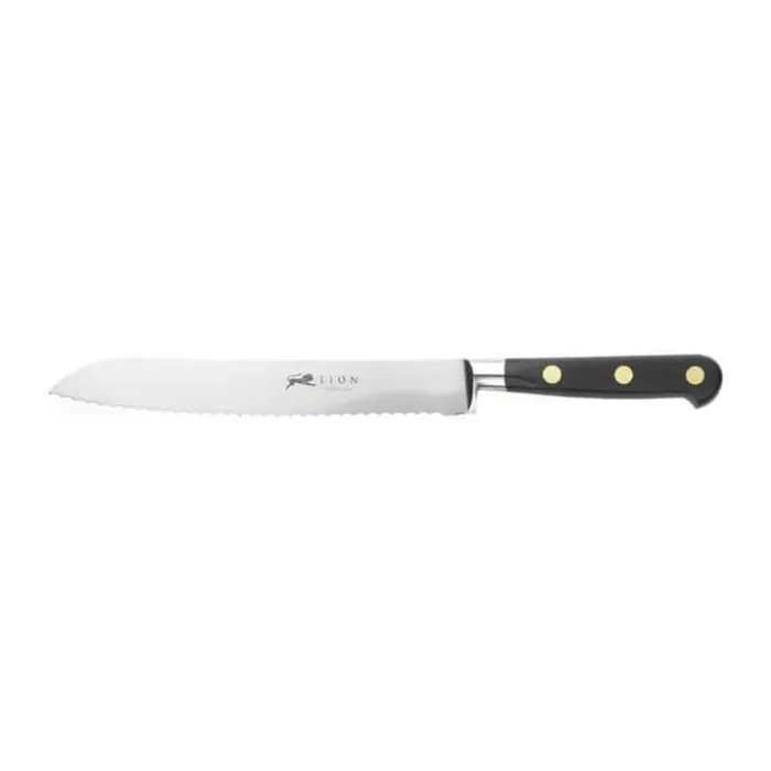 Lion Sabatier Ideal Brødkniv L 20 cm - POM/rustfrit stål - Sort