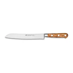 Lion Sabatier Ideal Provence Brødkniv L 20 cm - Rustfrit stål/oliventræ - Brun