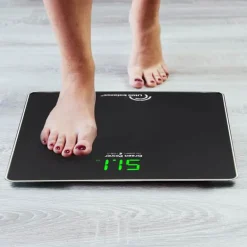 Little Balance Badevægt Vejer op til 200 kg - Nøjagtighed: 100g - Sort