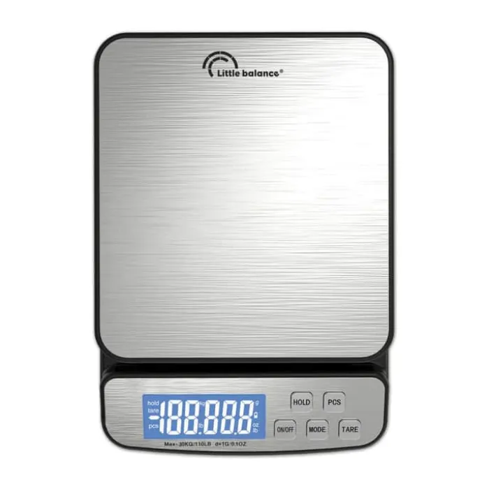 Little Balance Pakkevægt Vejekapacitet: 30 kg - Målepræcision: 1 gram - Autosluk