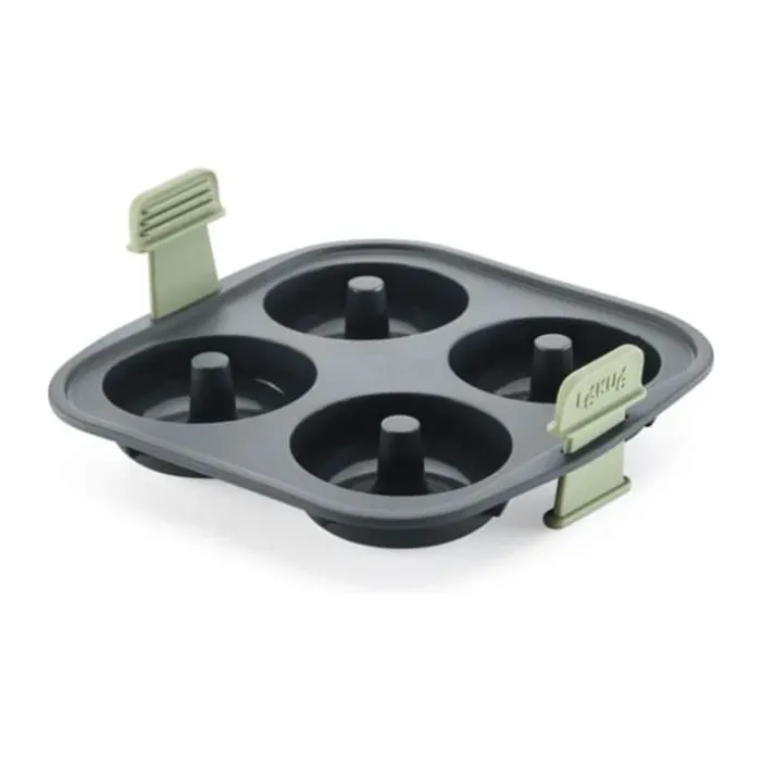 Lékué Airfryer Donutform H 6 x B 20 x L 20 cm - Silikone - Sort