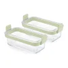 Lékué Airfryer-form - 2 stk. H 9 x B 20 x L 9 cm - Glas - Klar