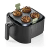 Lékué Airfryer Muffinsform H 6 x B 20 x L 20 cm - Silikone - Sort