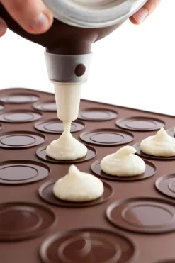 Lékué Bageark til macarons Til 24 stk. - Silikone - Brun