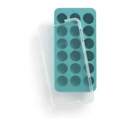 Lékué Isterningebakke til runde iskugler B 11 x L 22 cm - Gummi - Turkis