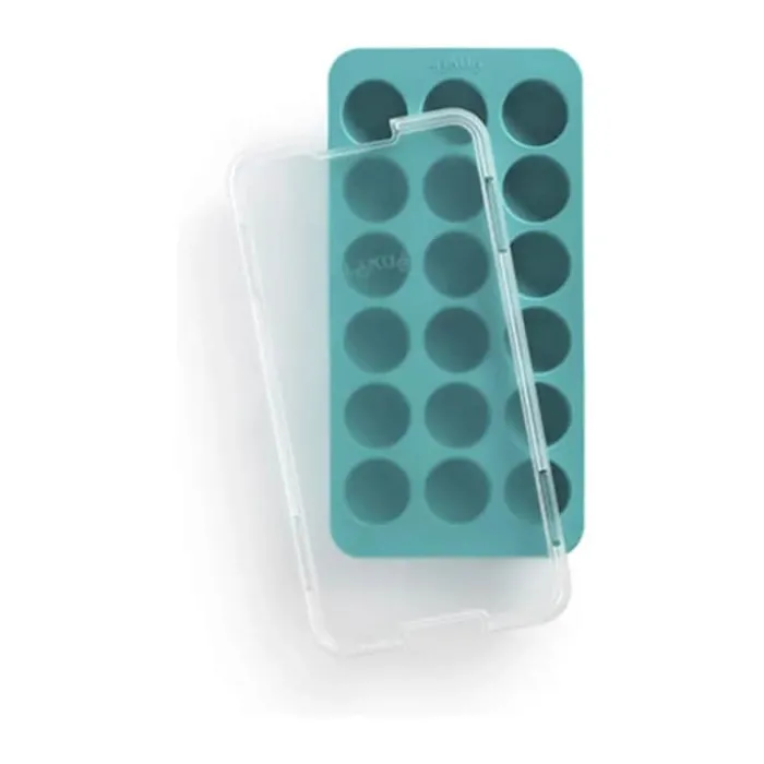 Lékué Isterningebakke til runde iskugler B 11 x L 22 cm - Gummi - Turkis