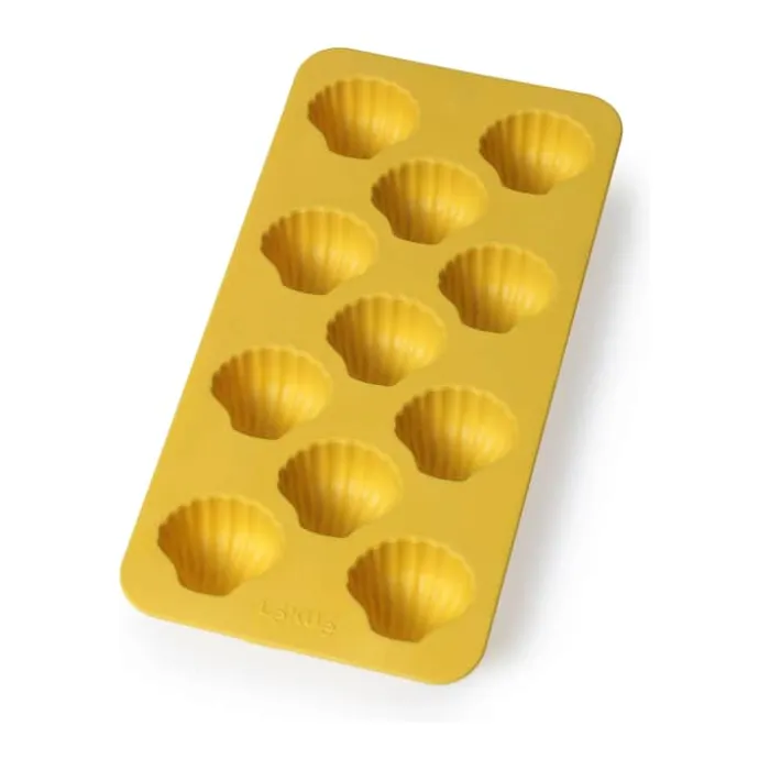 Lékué Isterningeform Musling B 22 x L 11,3 cm - Gummi - Gul
