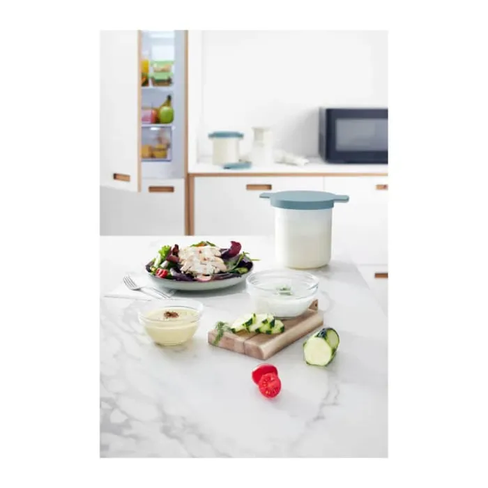 Lékué Yoghurtsæt - 2 dele Plastik - Blå