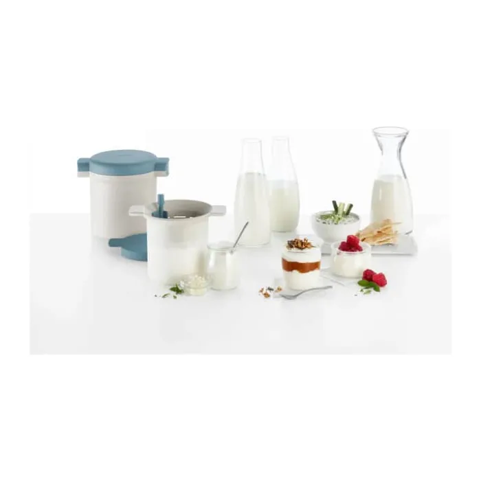 Lékué Yoghurtsæt - 2 dele Plastik - Blå