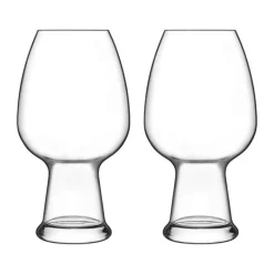 Luigi Bormioli Birrateque Ølglas til Hvede - 2 stk. 78 cl - Krystalglas - Klar