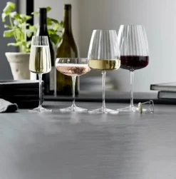 Luigi Bormioli Optica Champagneskål - 4 stk. 30 cl - Glas - Klar