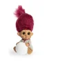 Lykketrold Familien Grandam - Tvillingebror H 9 cm - Specialkeramik - Rød