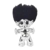 Lykketrold Figur Gjøl trold H 9 cm - Polyresin - Krom
