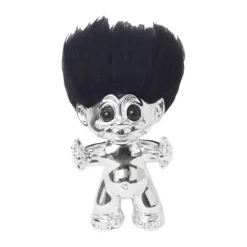 Lykketrold Figur Gjøl trold H 9 cm - Polyresin - Krom