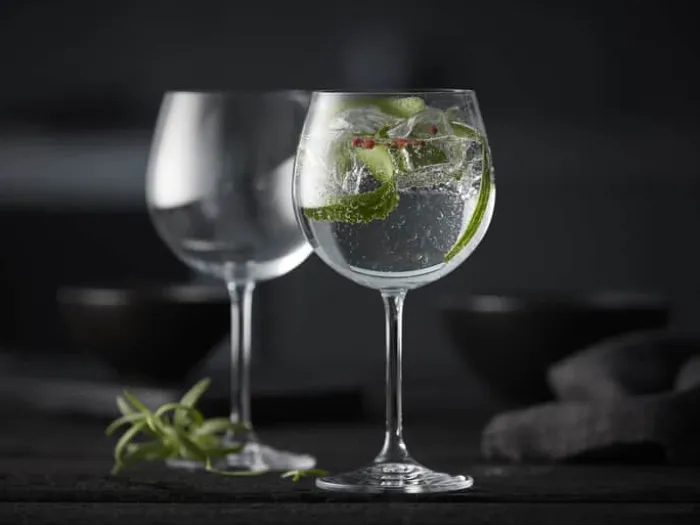 Lyngby Glas Juvel Gin & Tonic Glas - 4 stk. 57 cl - Krystalglas - Klar
