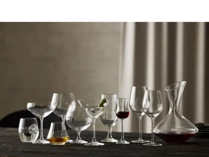 Lyngby Glas Juvel Portvinsglas - 6 stk. 9 cl - Krystalglas - Klar
